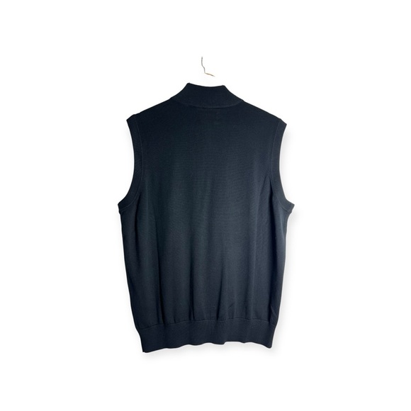 NEW! Callaway Men's Black Zip-Up Sweater Vest - Picture 3 of 5